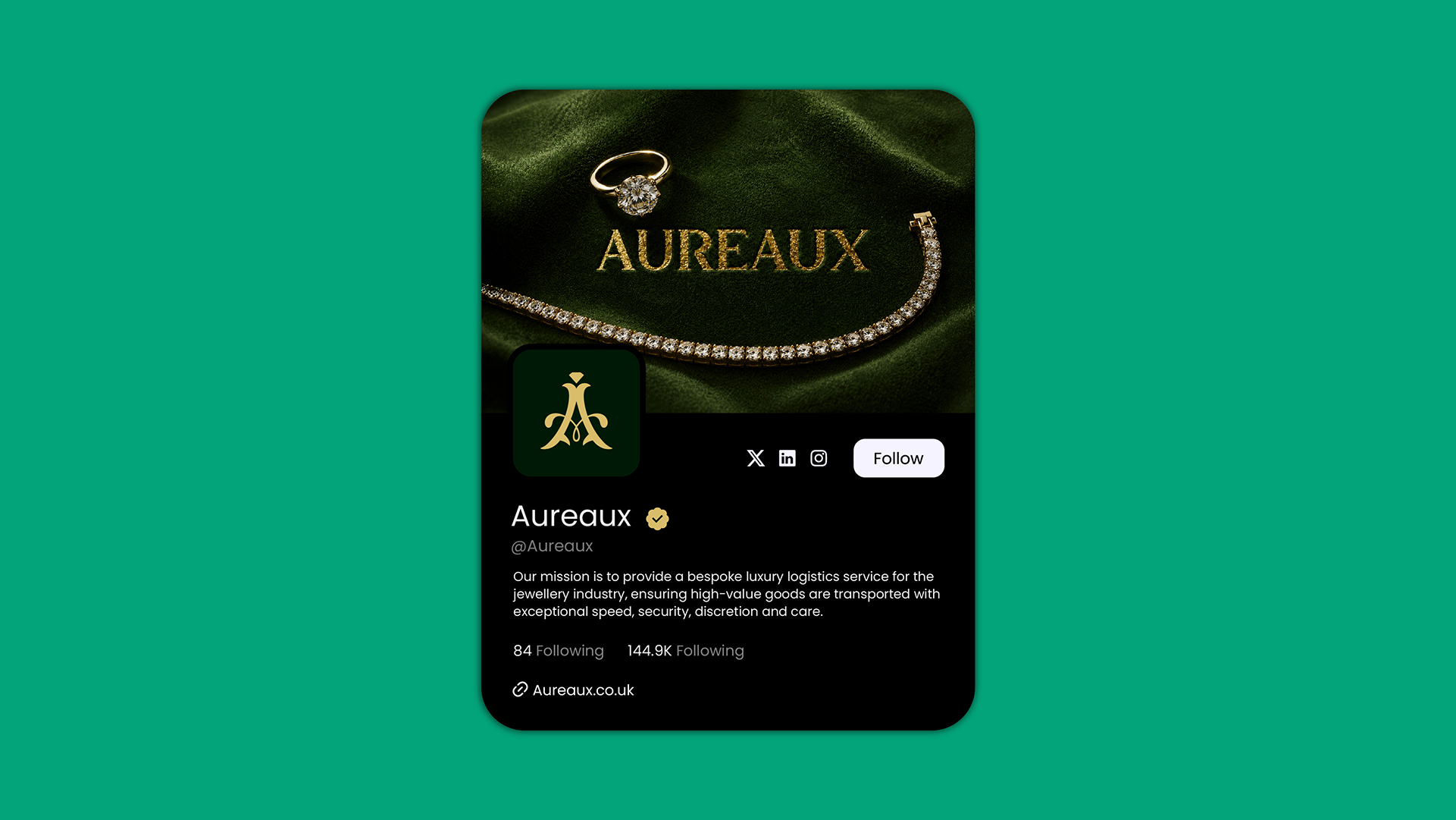 Aureaux social profile