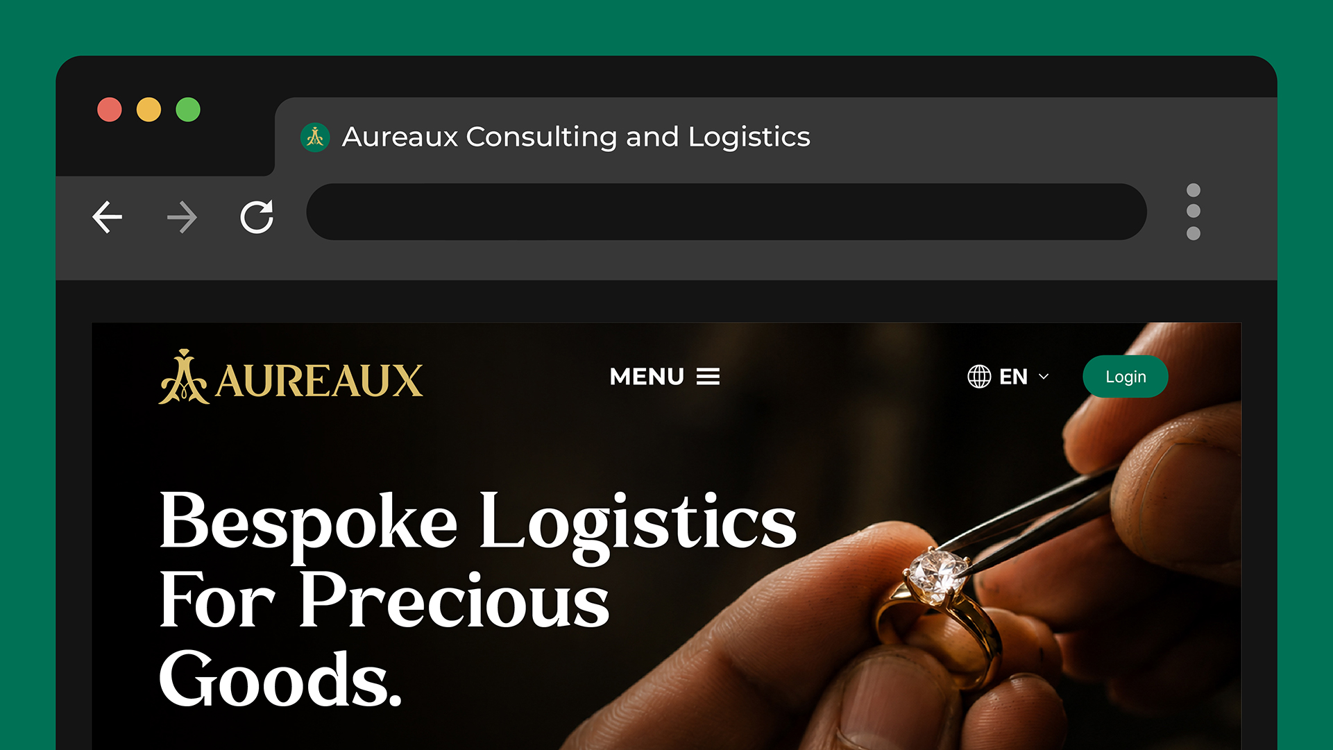 Aureaux website page