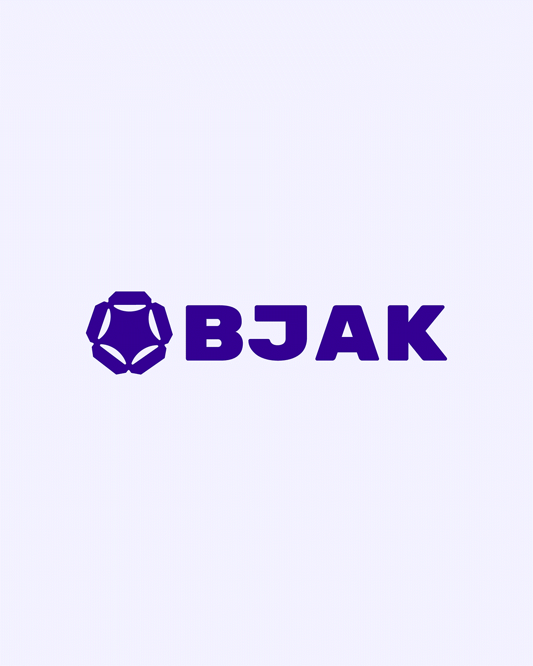 BJAK brand identity animation
