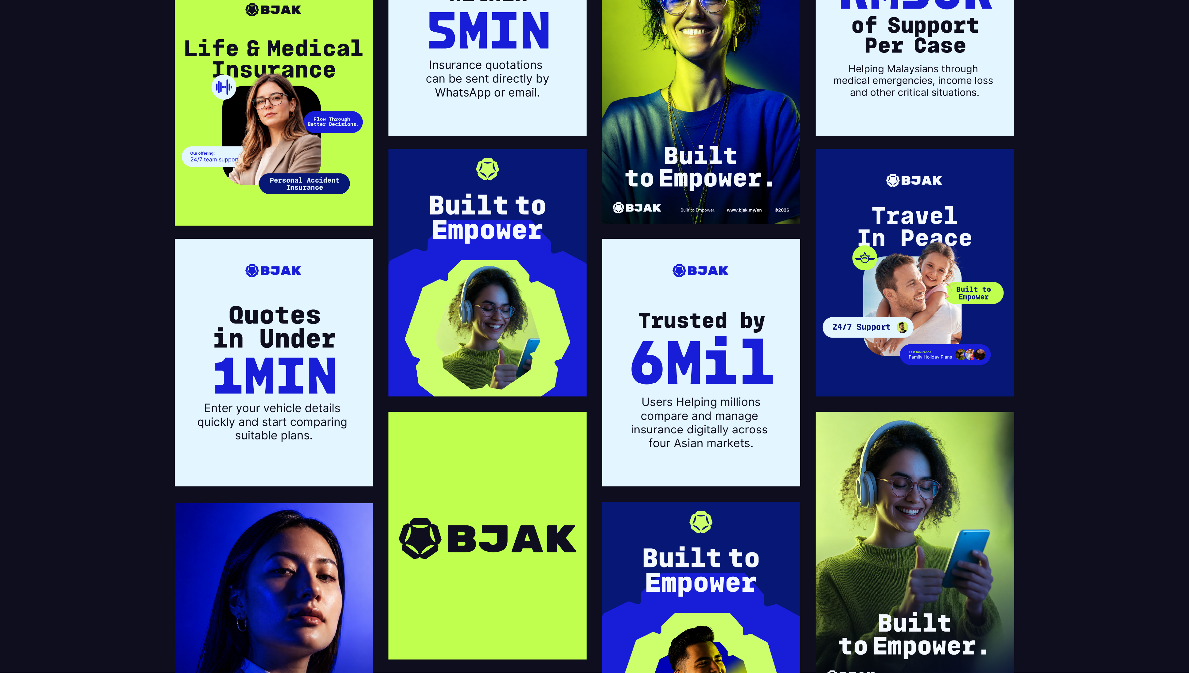 BJAK brand identity