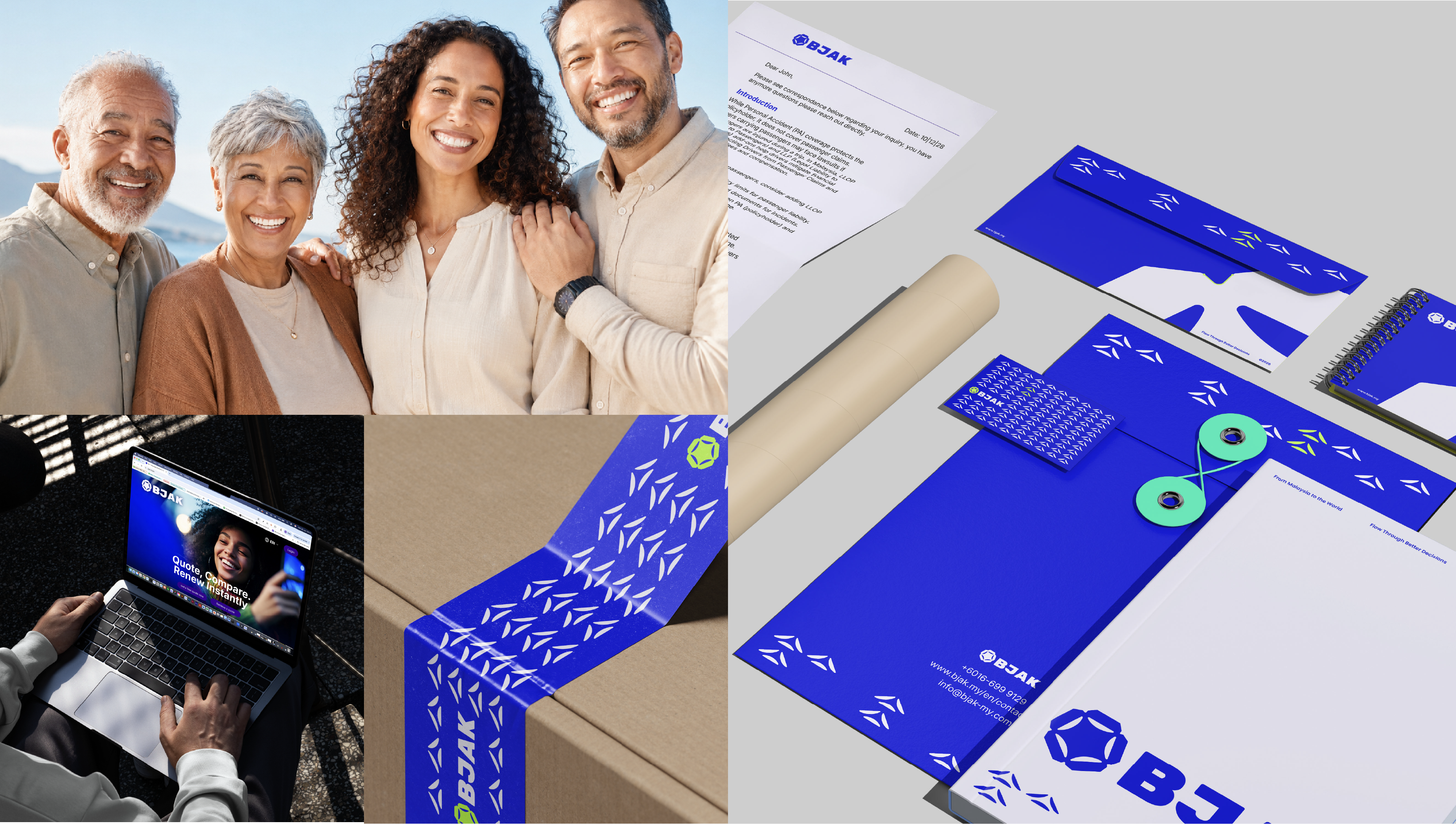 BJAK brand identity