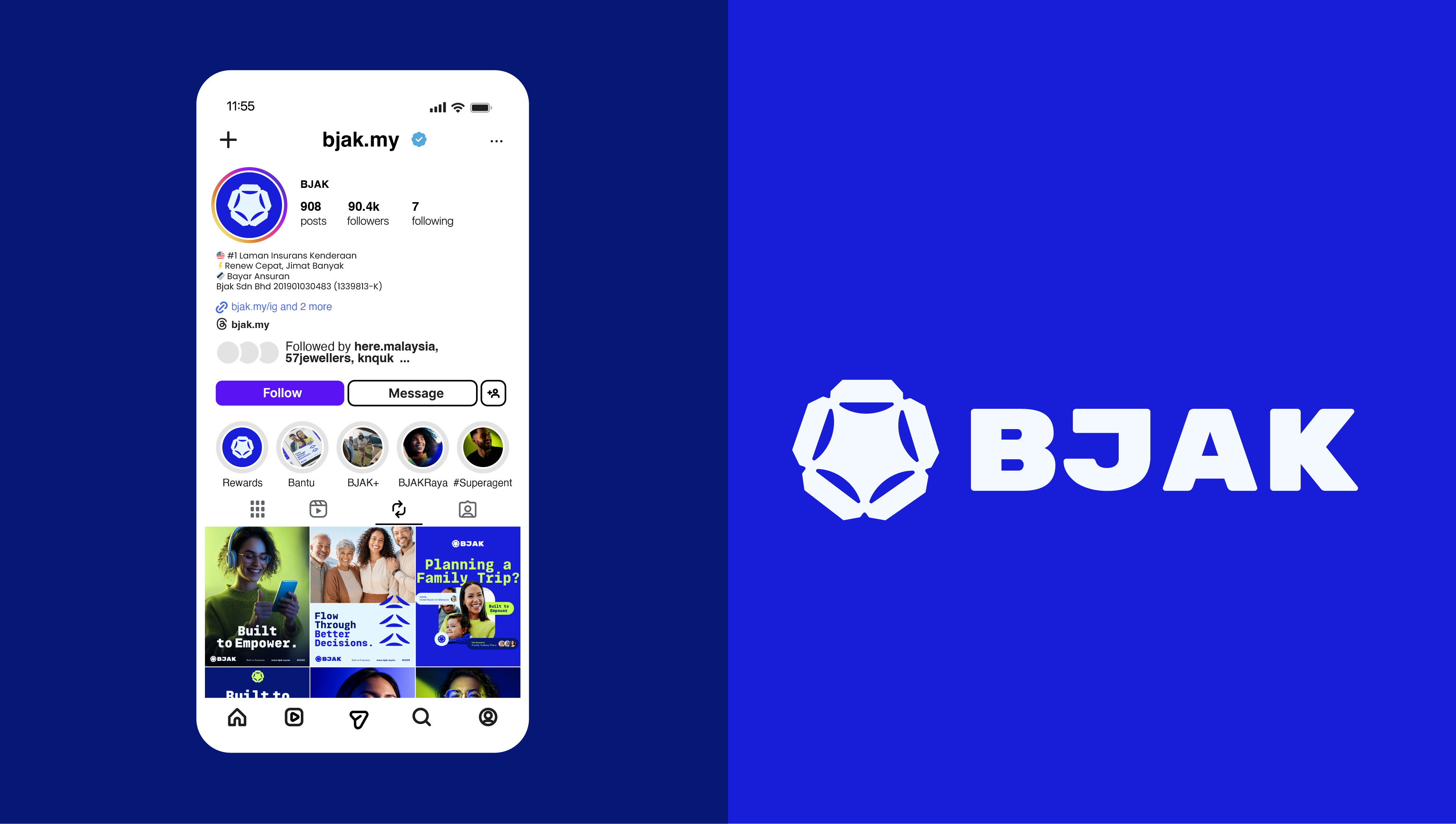 BJAK brand identity