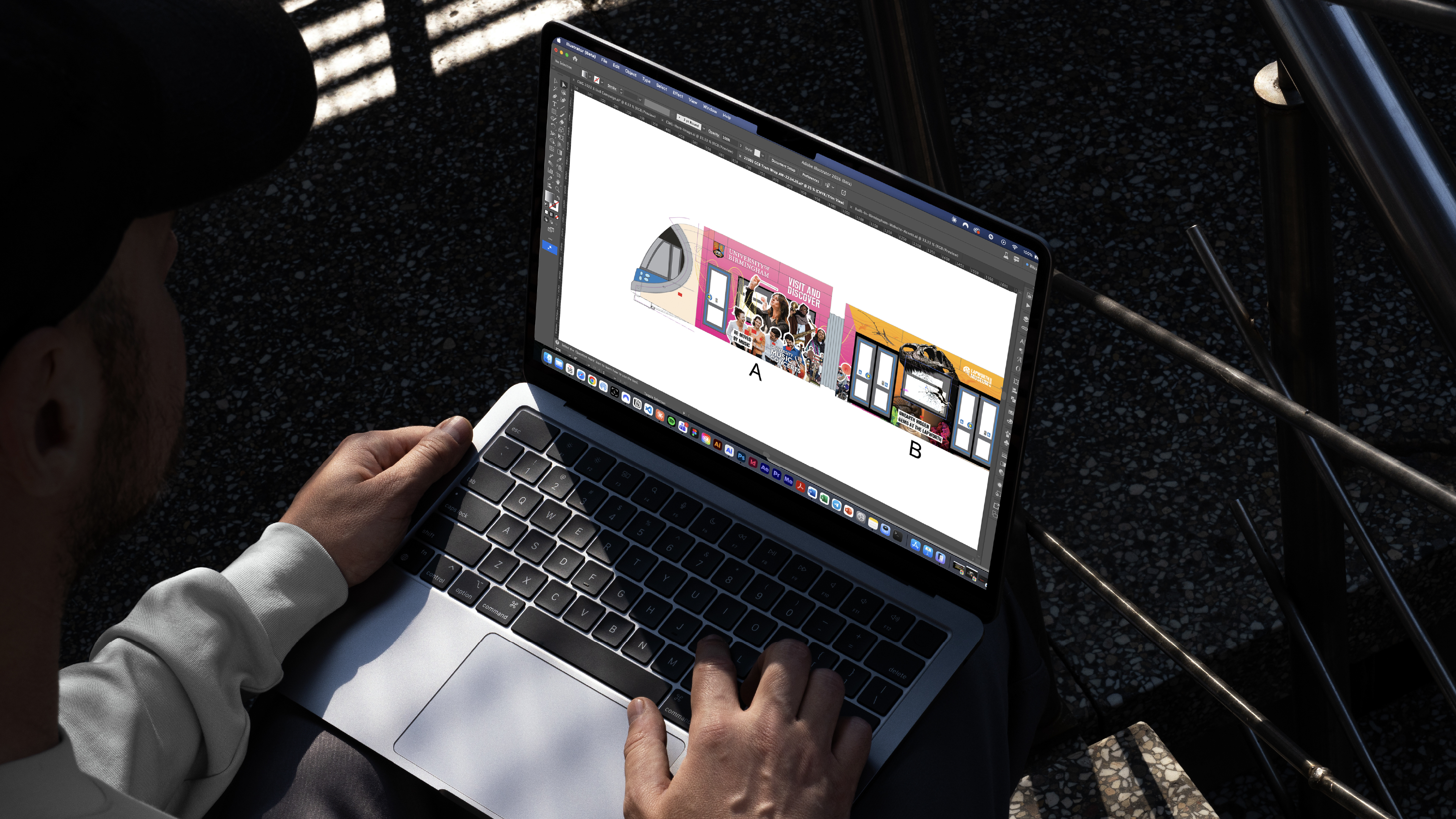 Tram wrap mockup