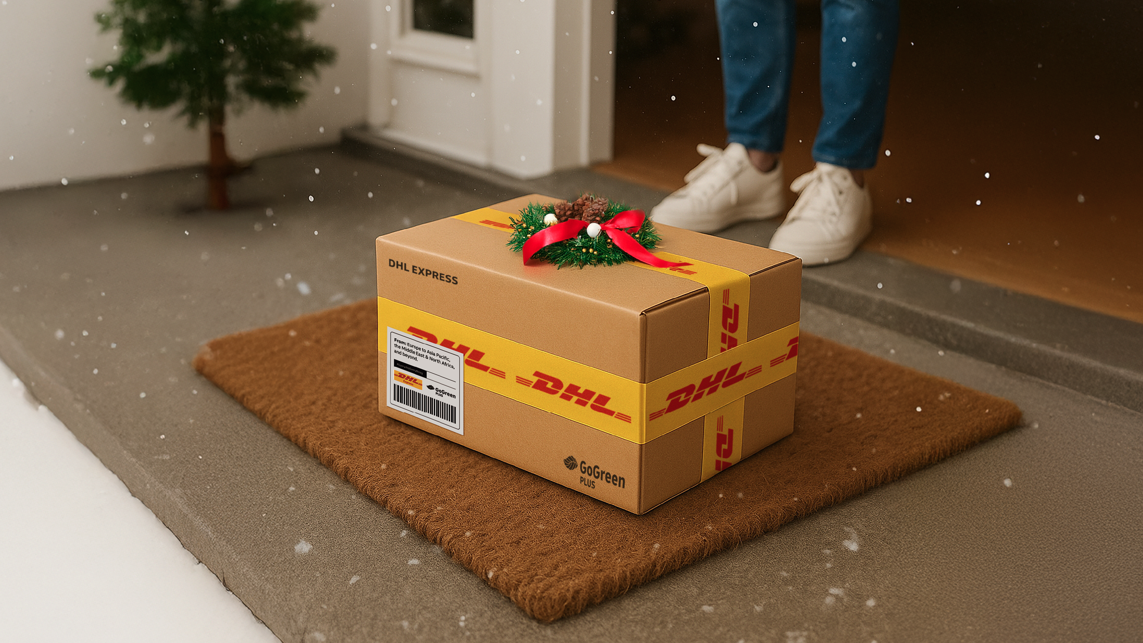 DHL Christmas Retail Campaign hero image