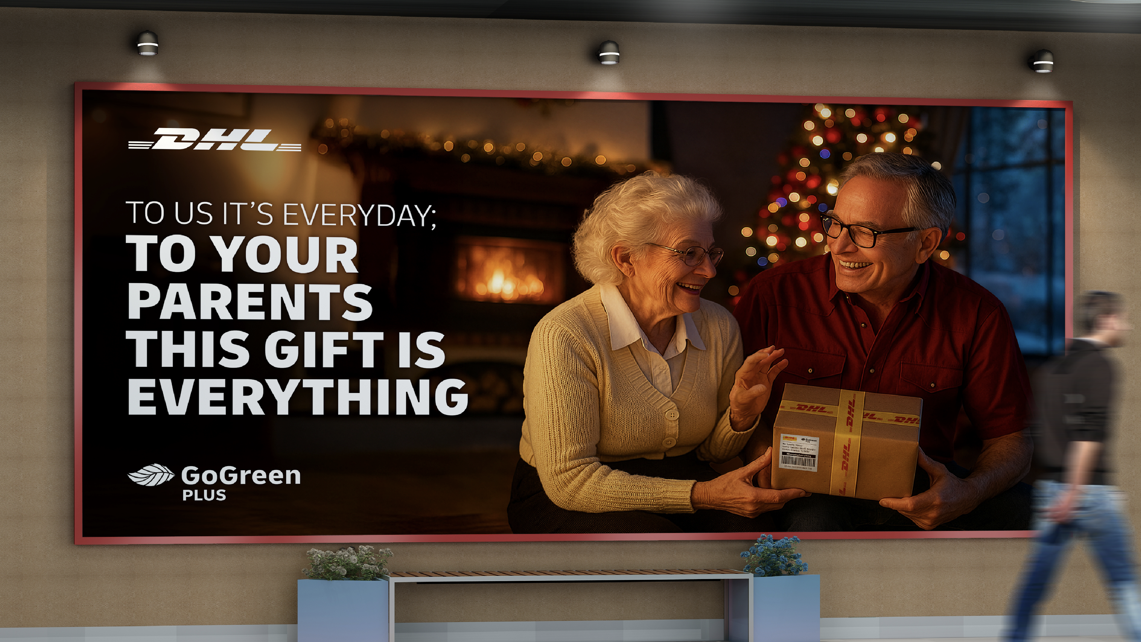 DHL Christmas Retail Campaign mockup 15