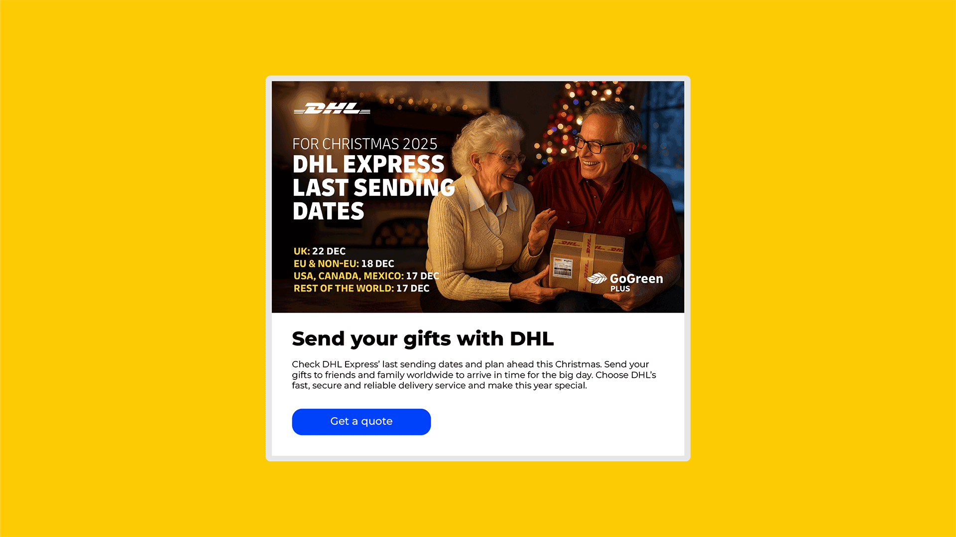 DHL Christmas Retail Campaign mockup 39