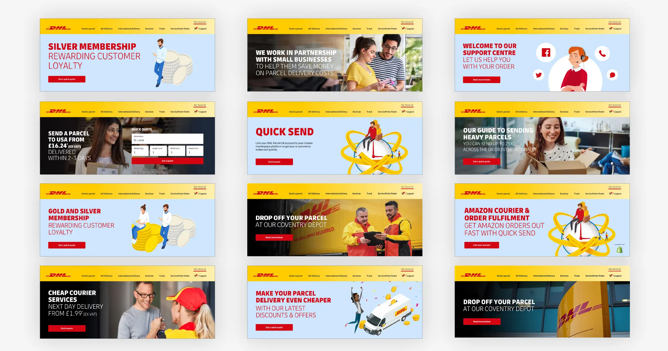 Refined homepage content sections