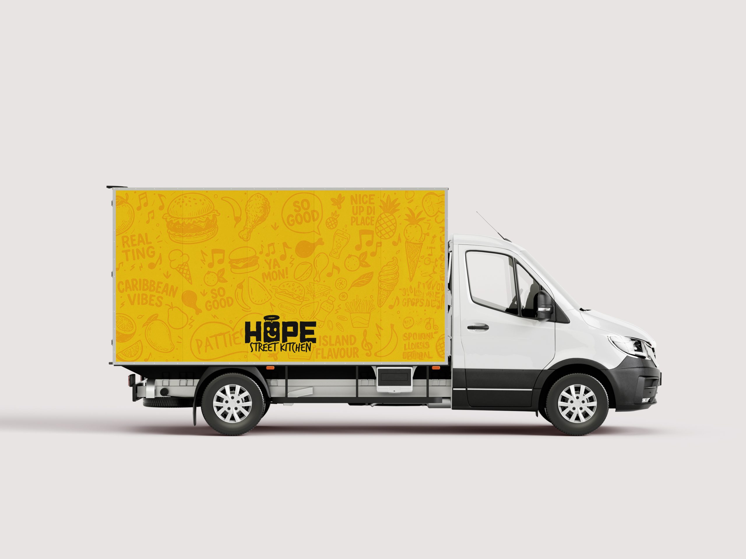 Hope Street Kitchen vehicle livery — side view