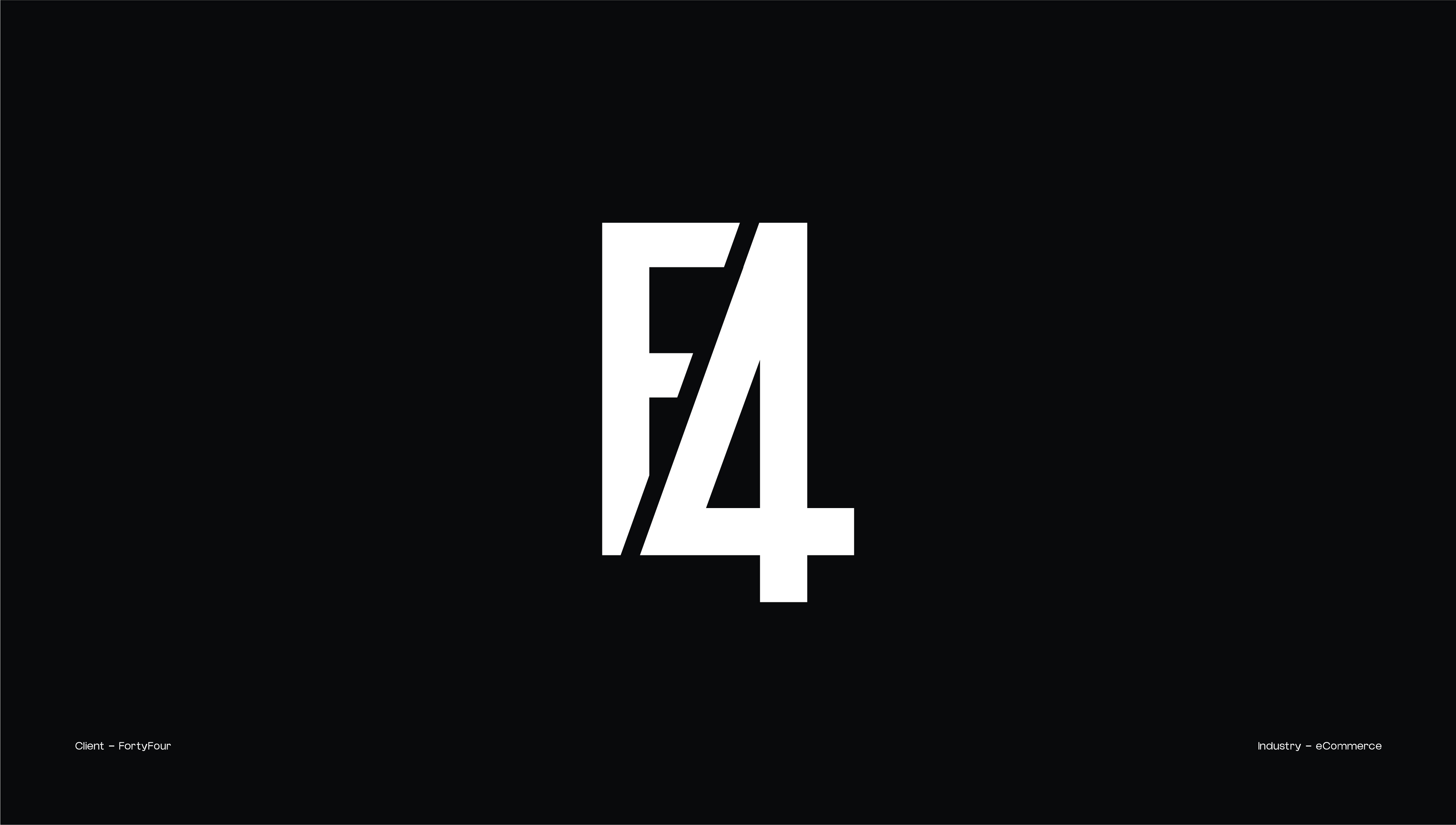07. FortyFour — eCommerce logo mark