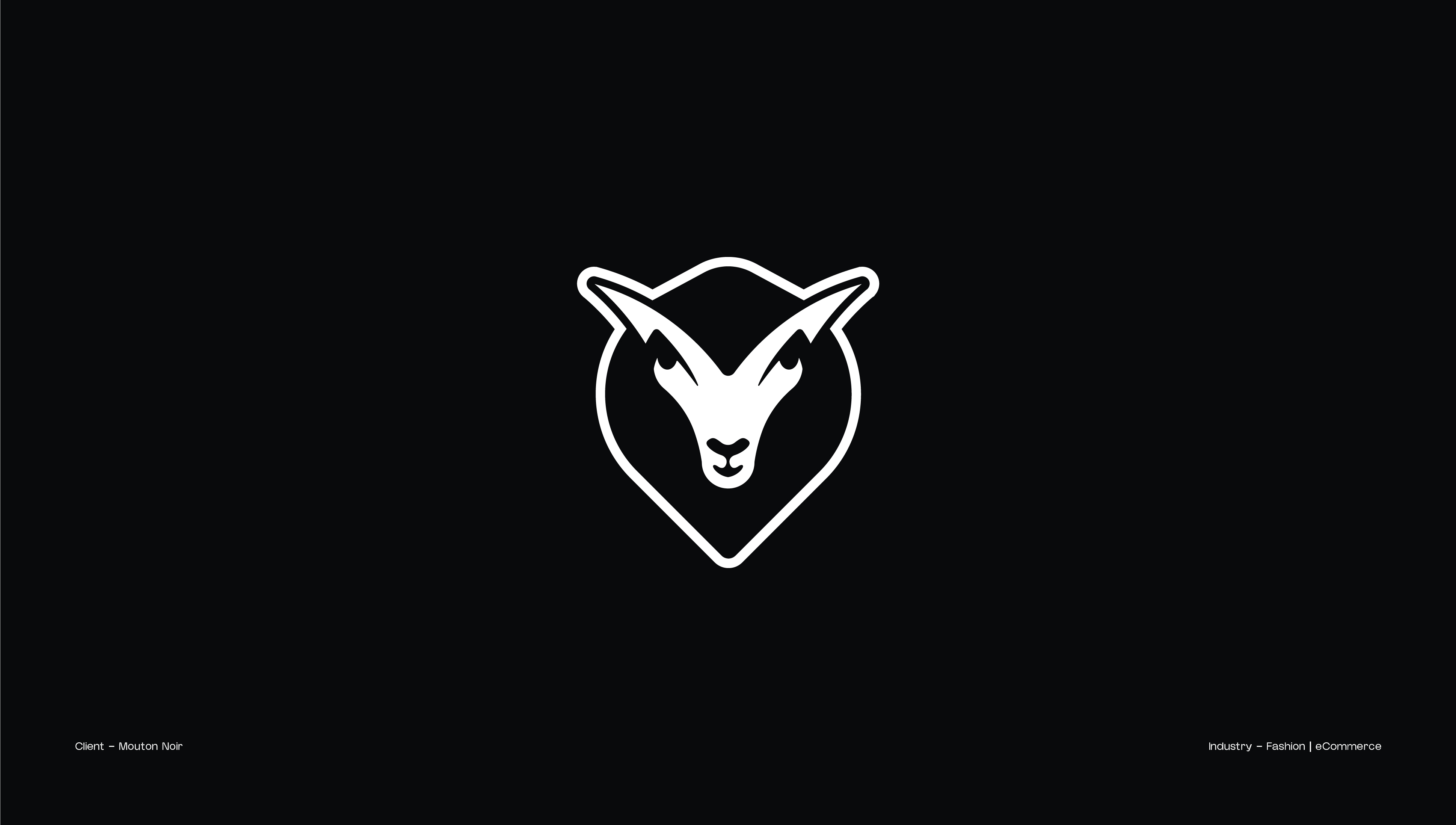 01. Mouton Noir — Fashion & eCommerce logo mark