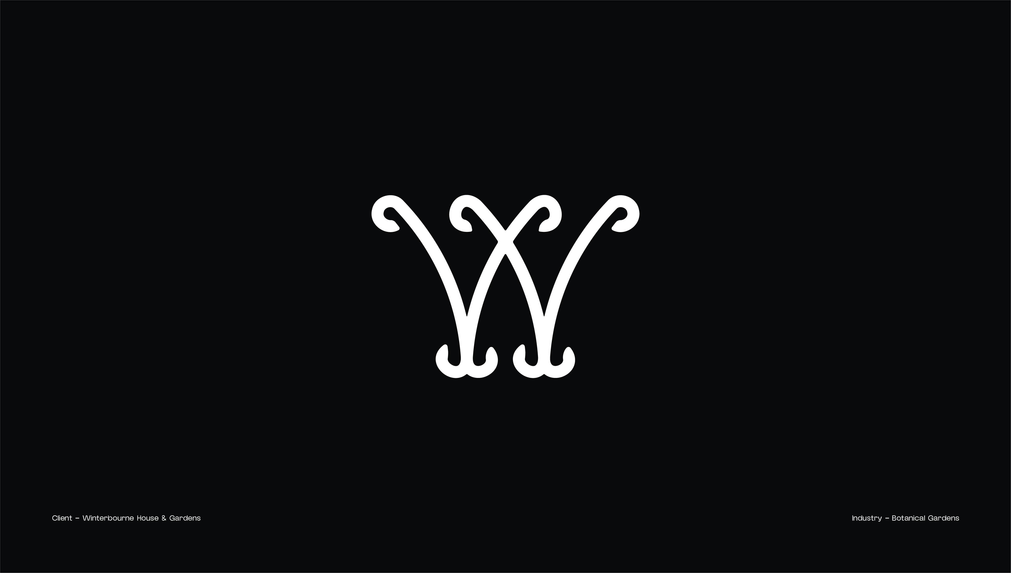 02. Winterbourne House & Gardens — Botanical Gardens logo mark