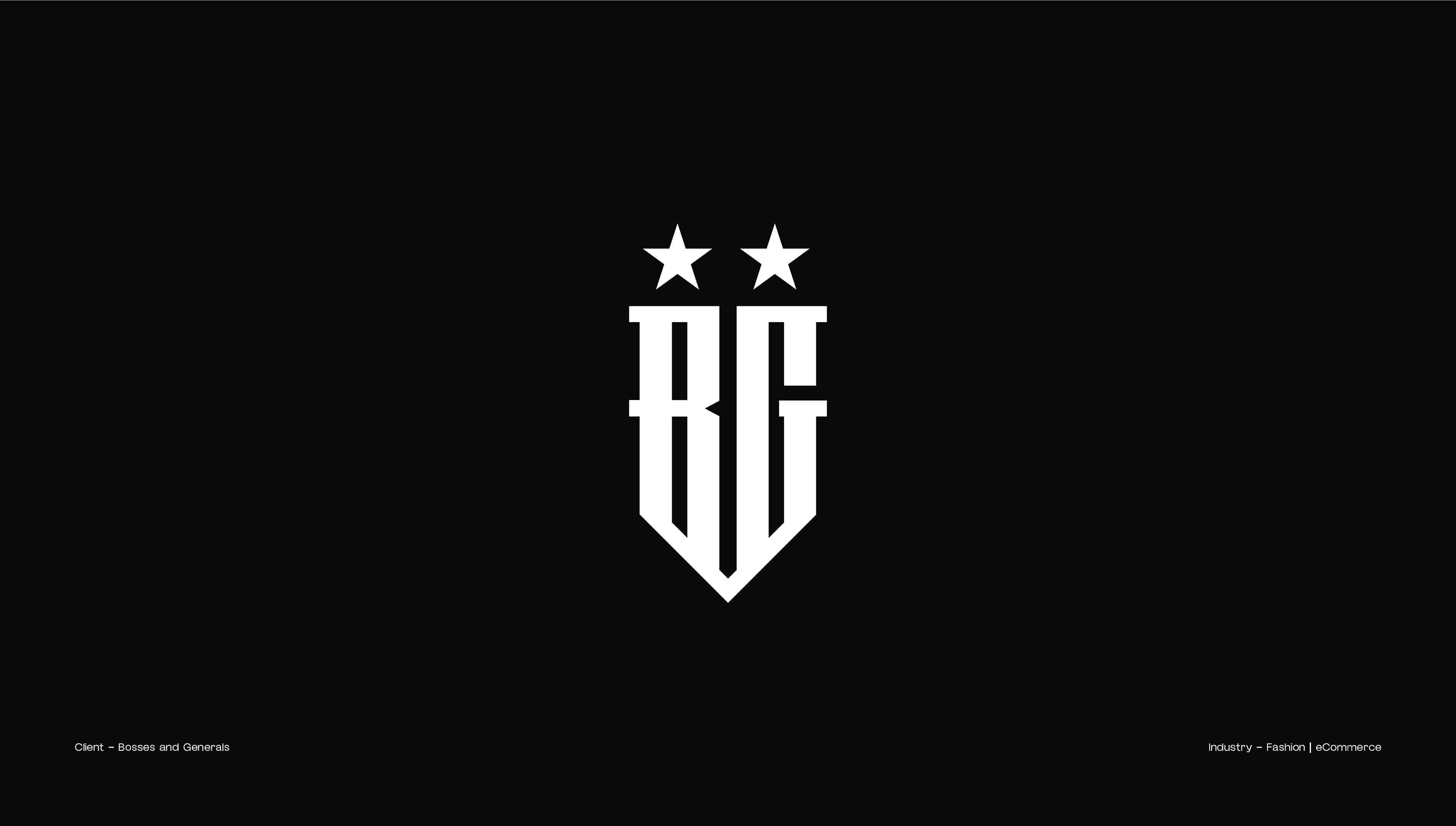 03. Bosses and Generals — Fashion & eCommerce logo mark