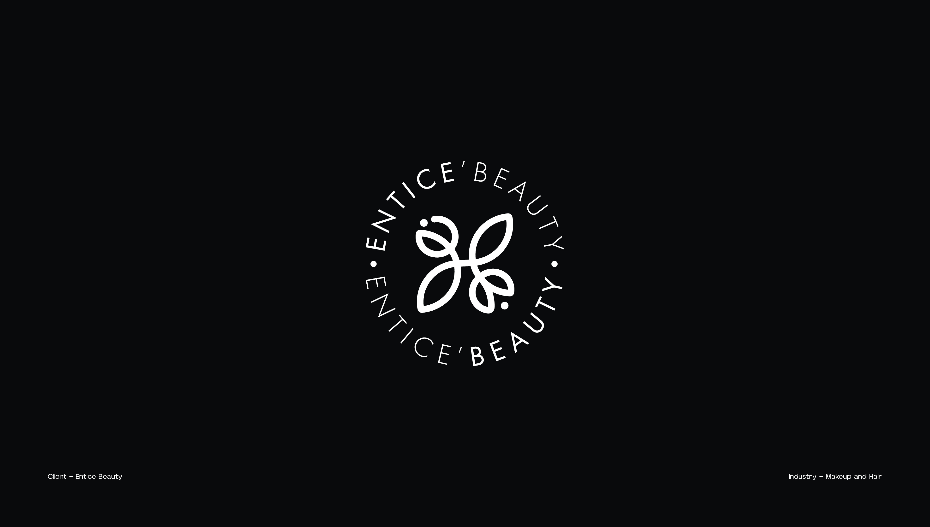 12. Entice Beauty — Makeup and Hair logo mark