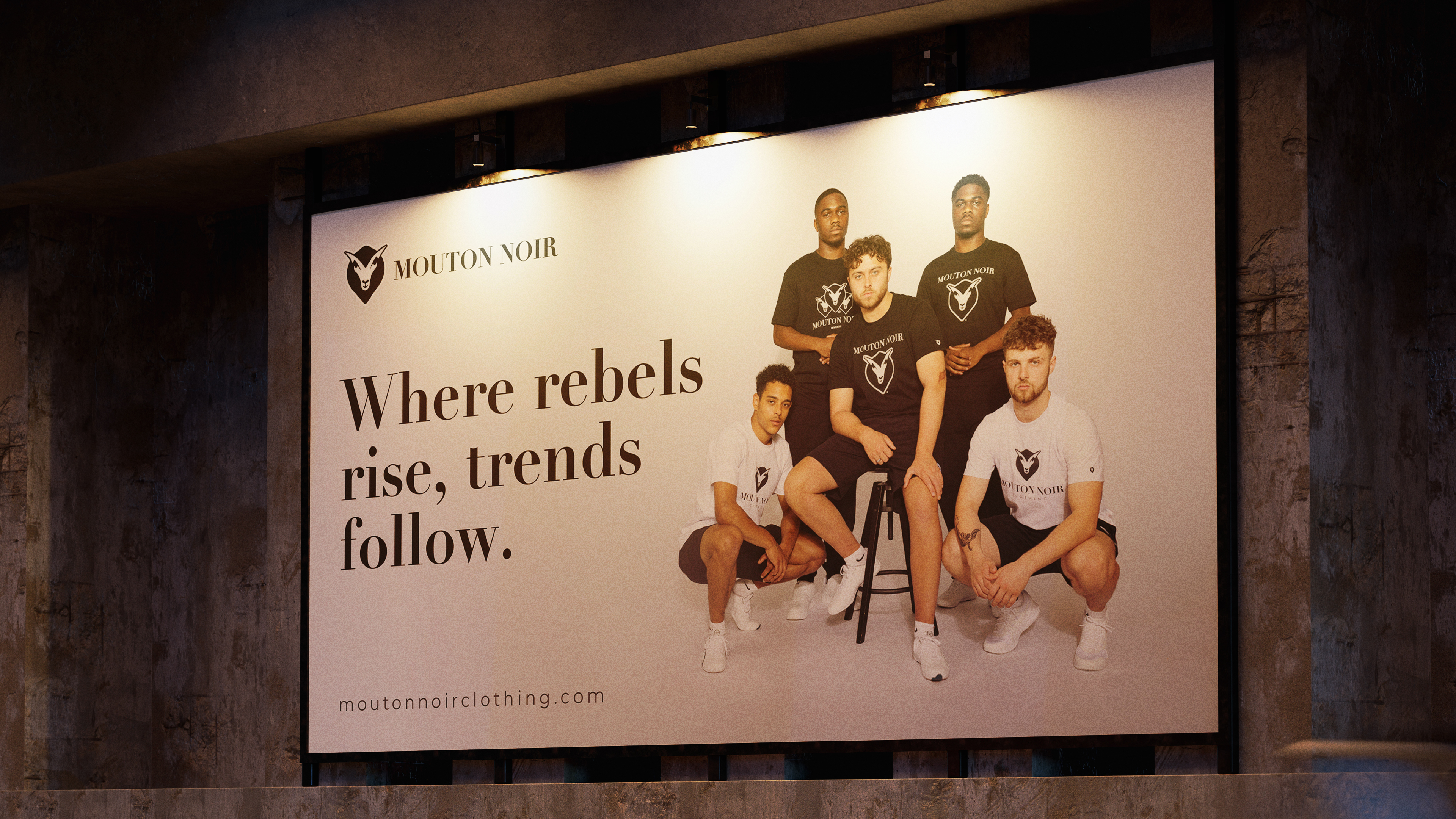 Mouton Noir brand application
