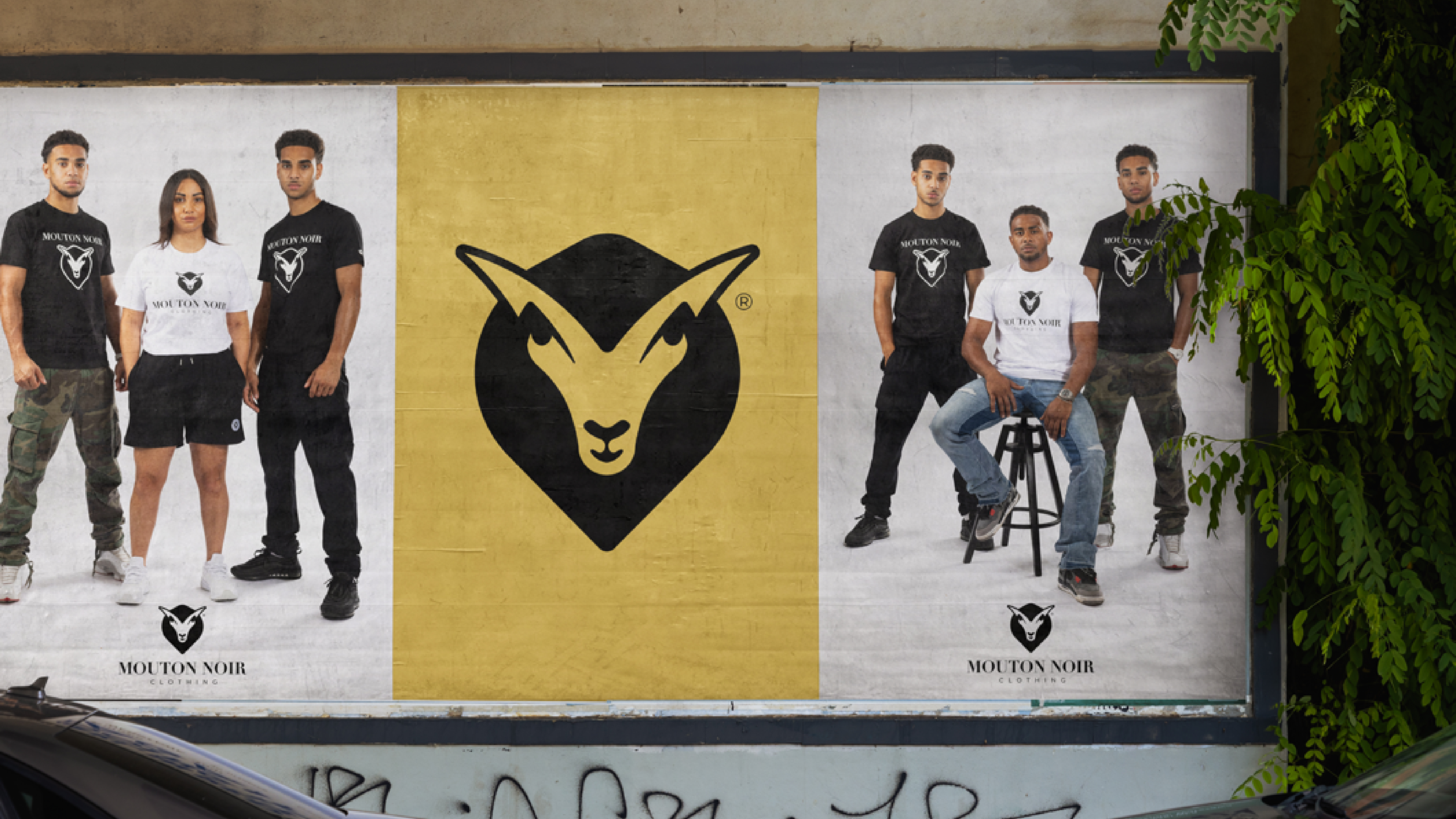 Mouton Noir brand application