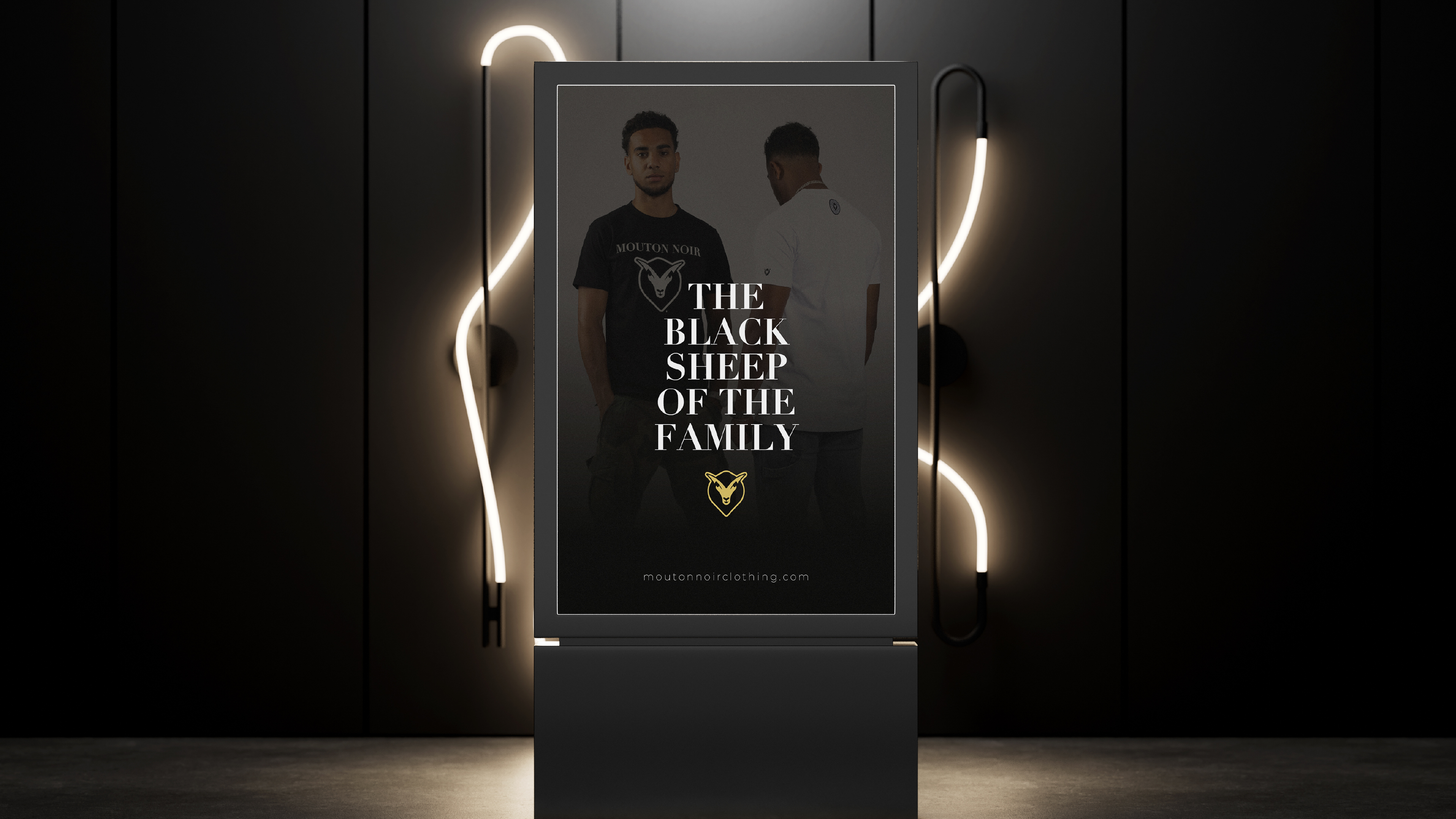 Mouton Noir brand application