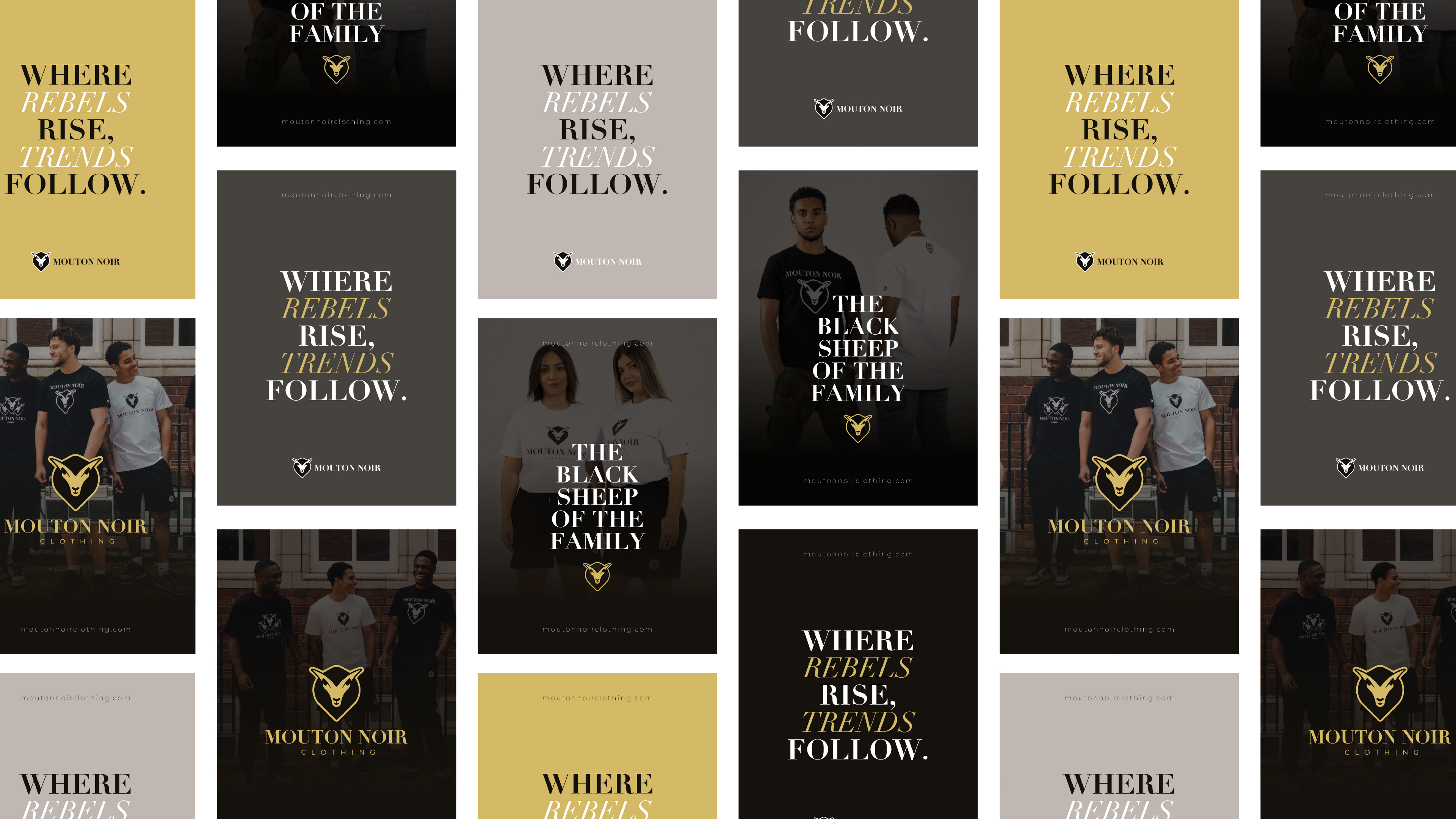 Mouton Noir brand application