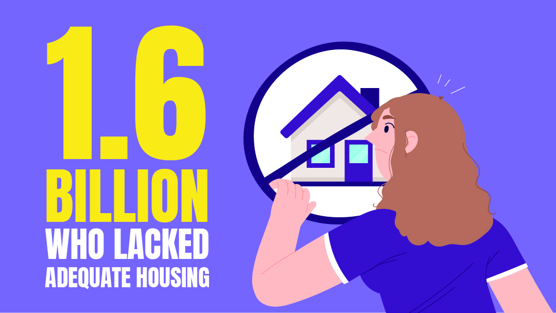 Social policy animation — illustrated scene showing societal impact