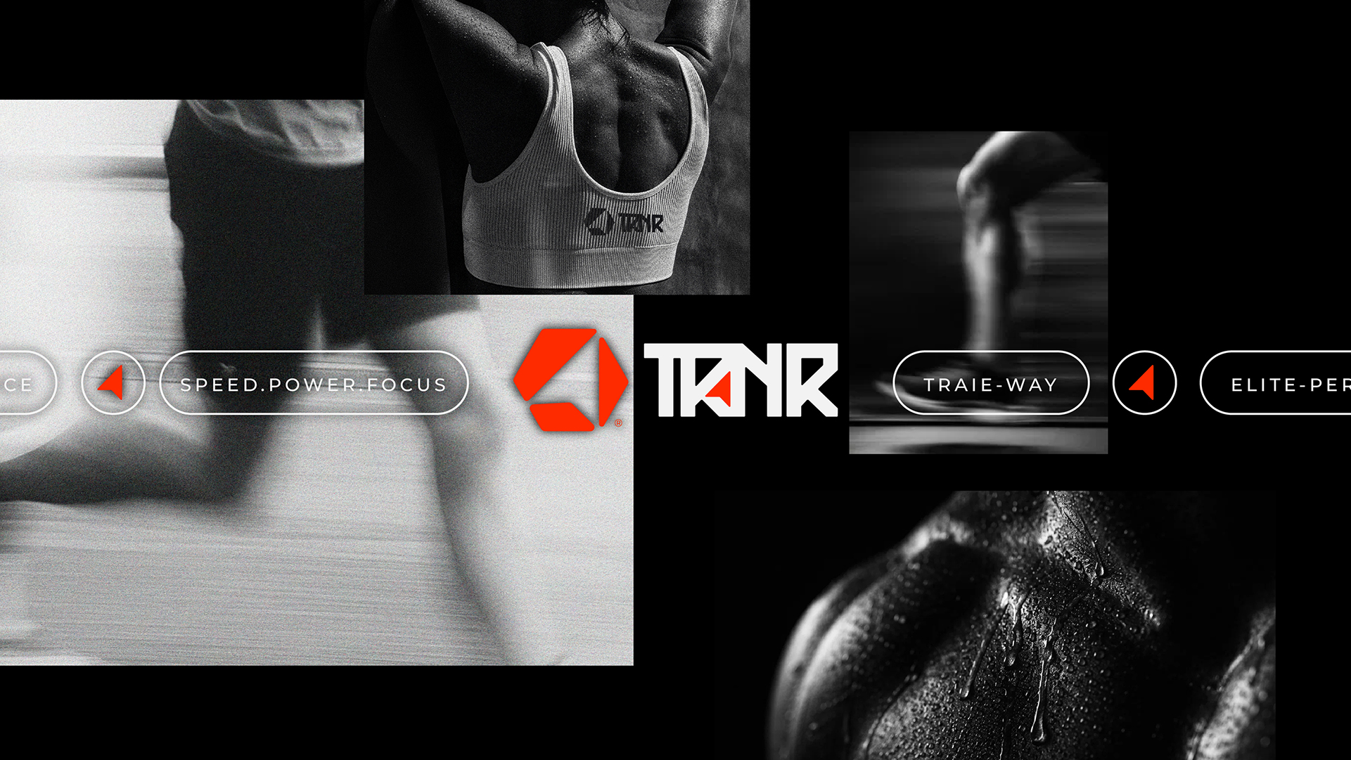 TRNR brand look and feel