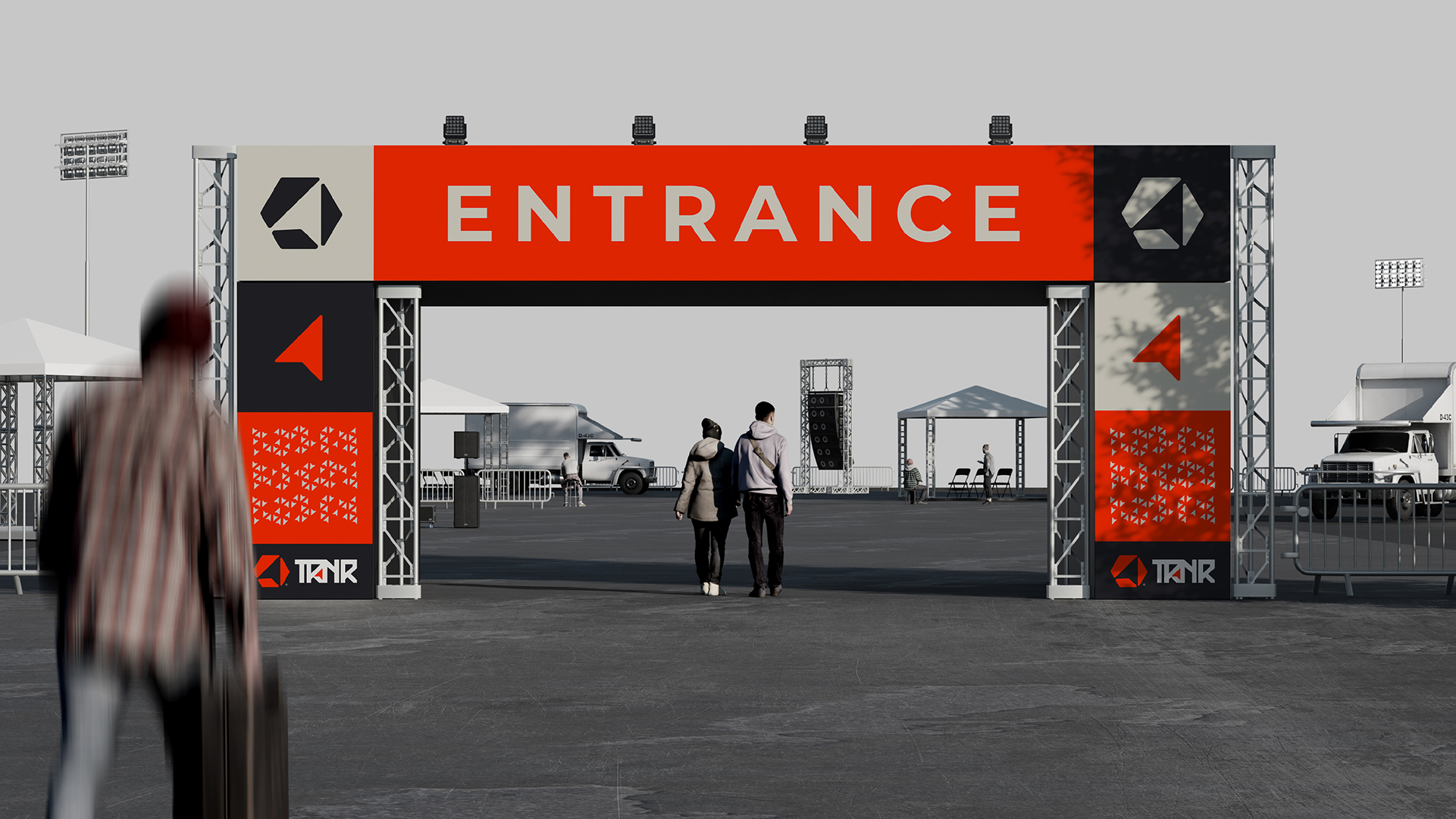 TRNR event entrance