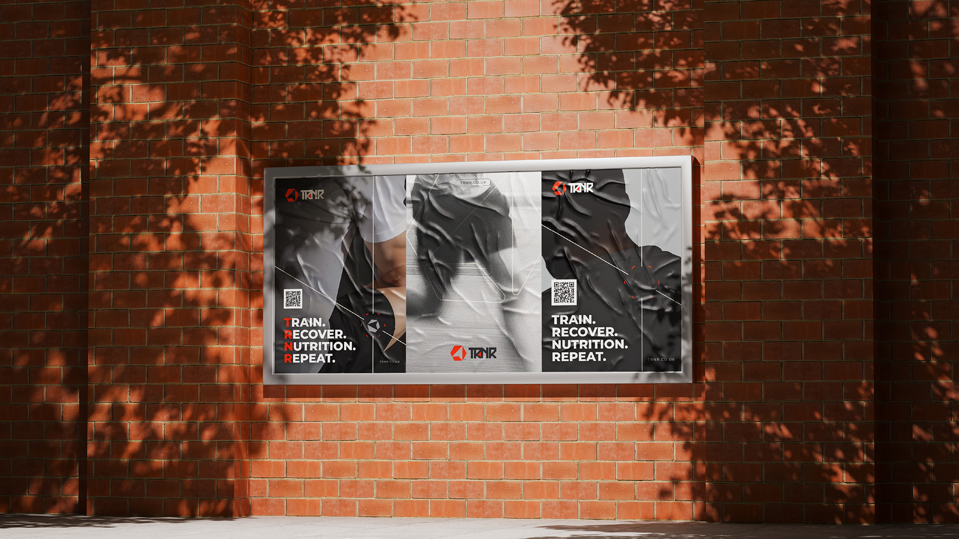 TRNR poster display out of home