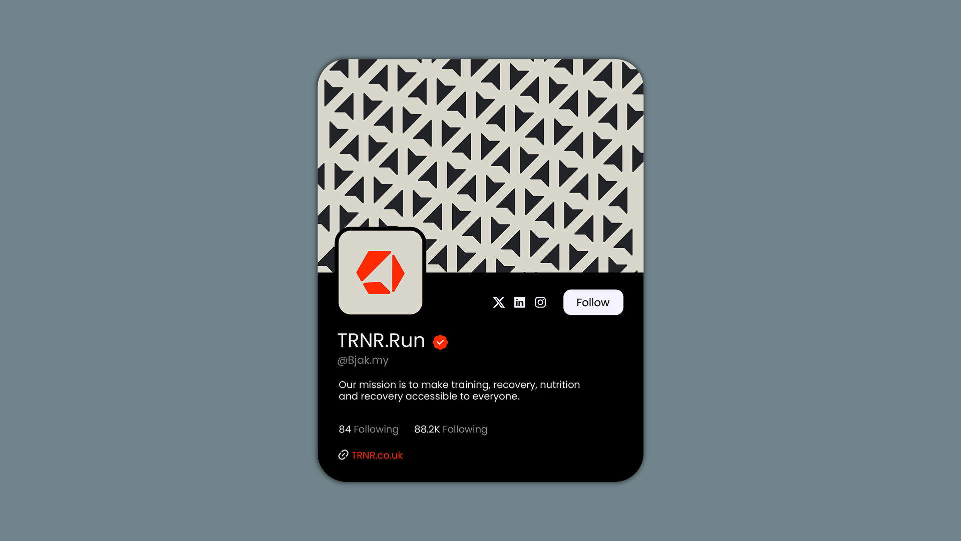 TRNR social profile